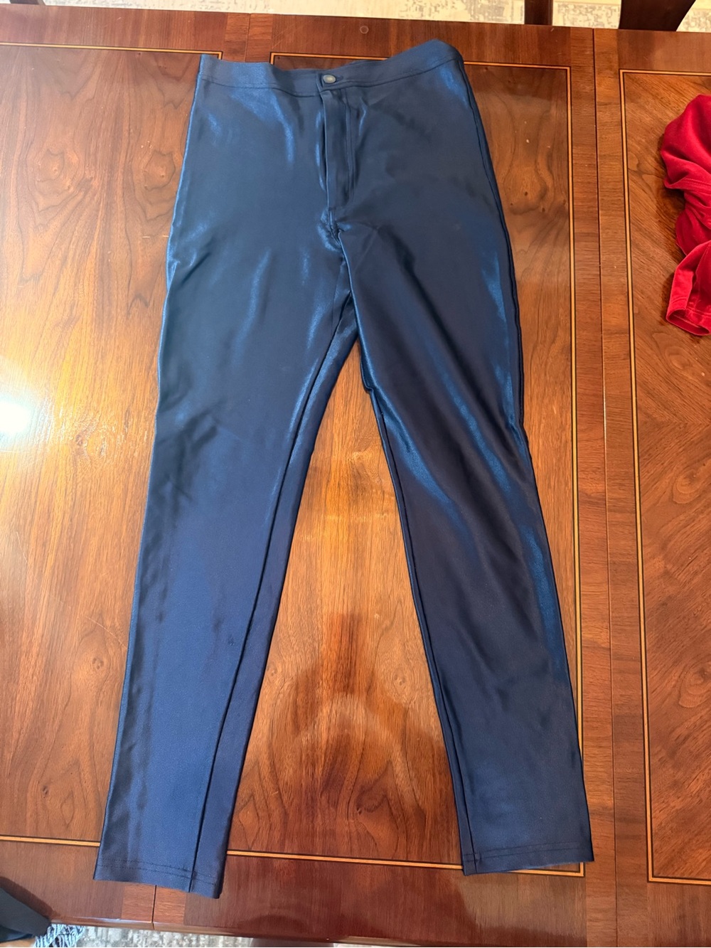 American Apparel Navy Men's Dress Pants - Slim Taper
